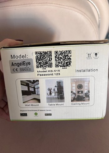 AngelEye Beyaz Video Kamera - Görsel 4