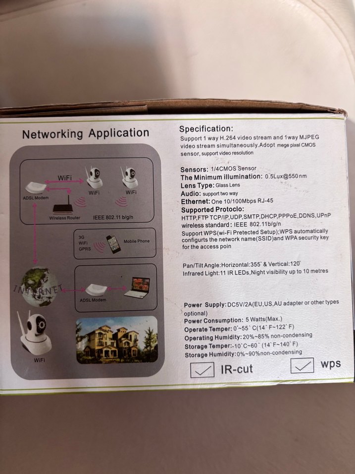 AngelEye Beyaz Video Kamera - Görsel 5