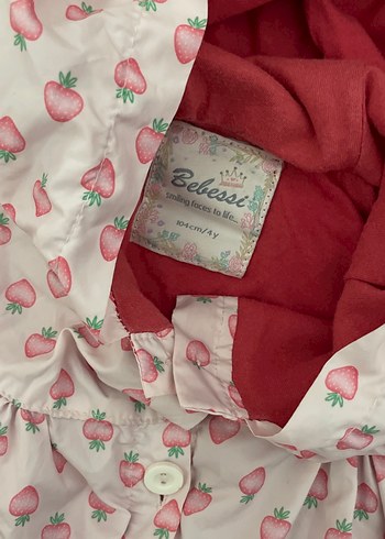 Kız Çocuk Kapüşonlu Yağmurluk - Görsel 3