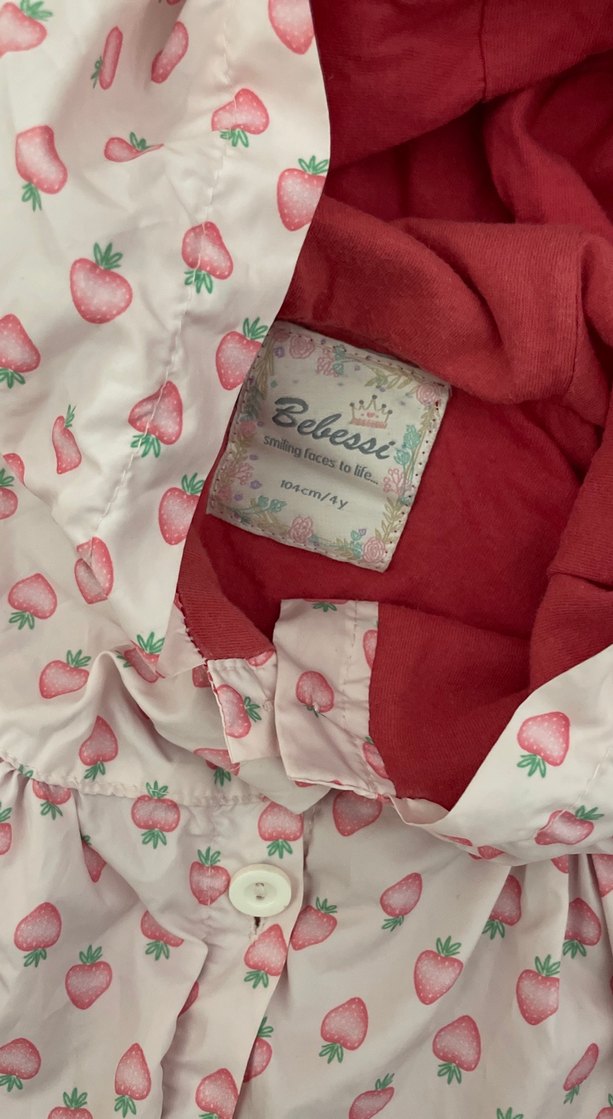 Kız Çocuk Kapüşonlu Yağmurluk - Görsel 3