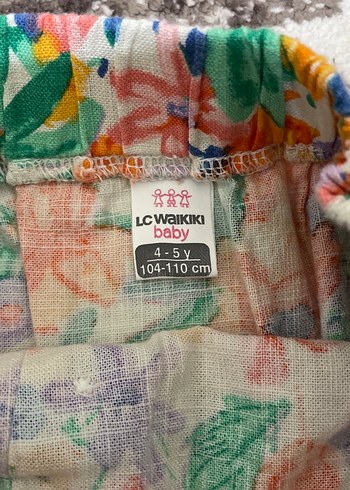 Çiçek Desenli Renkli Kız Eteği - Görsel 4