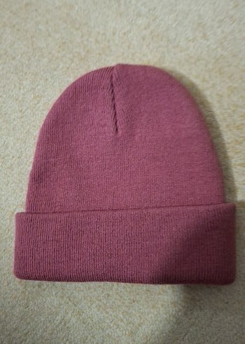 Defacto Bordo Kadın Örgü Bere CHICAGO Nakışlı - Görsel 2