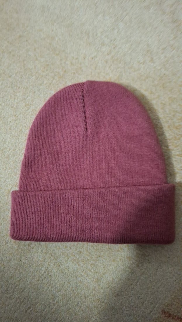 Defacto Bordo Kadın Örgü Bere CHICAGO Nakışlı - Görsel 2