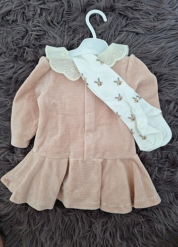 HelloBaby Kadife elbise