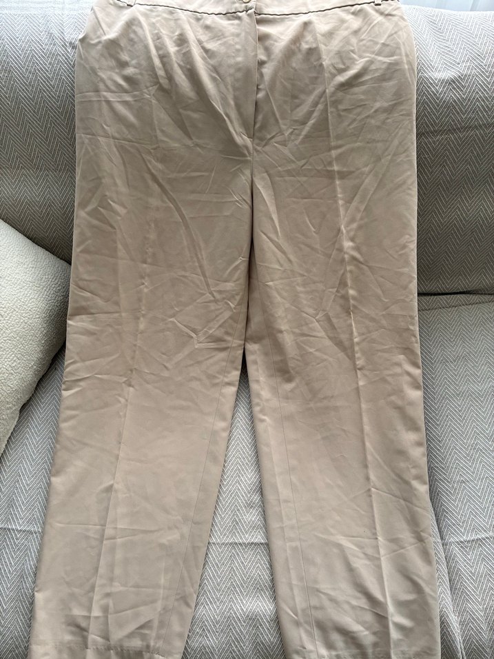 Bej Düz Kesim Pantolon — görsel 5/6
