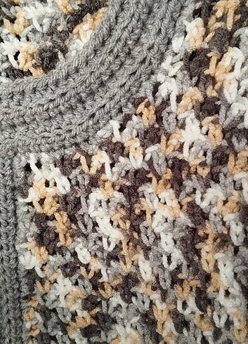 Örgü crop ceket - Görsel 6