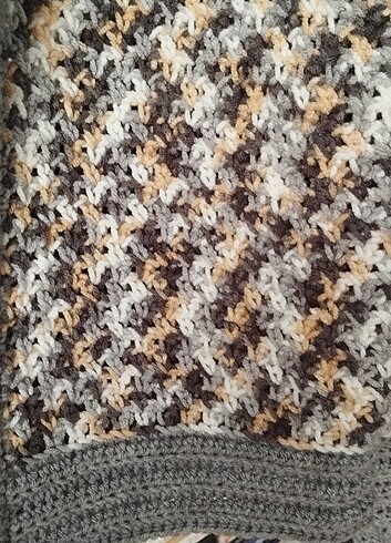 Örgü crop ceket - Görsel 7