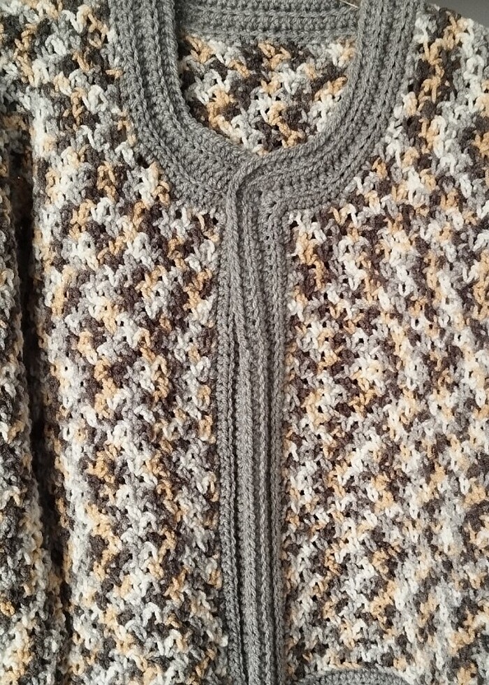 Örgü crop ceket - Görsel 2