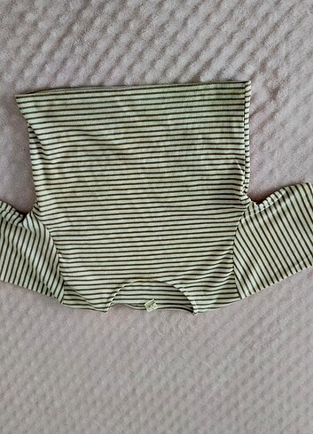Diğer kahve cizgili crop