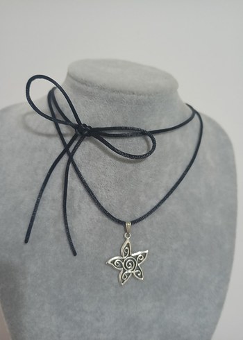 Spiralli Yıldız Kolye - Görsel 2