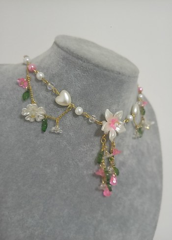 Pink Fairycore Kolye - Görsel 2