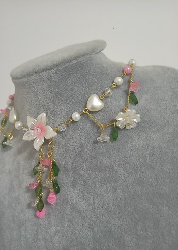 Pink Fairycore Kolye - Görsel 3