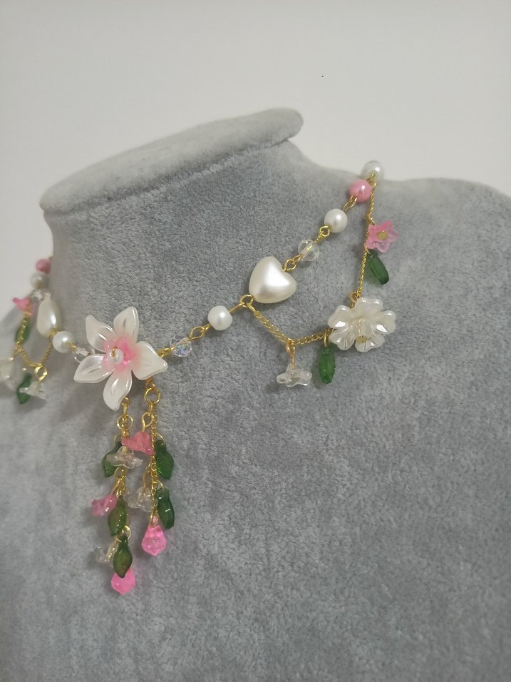 Pink Fairycore Kolye - Görsel 3