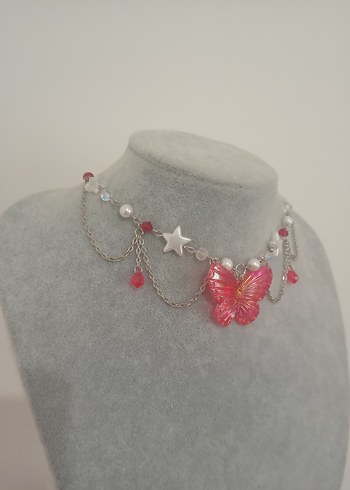 Butterfly Y2k kolye - Görsel 4