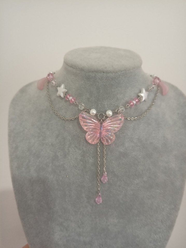 Butterfly Y2k kolye - Görsel 2