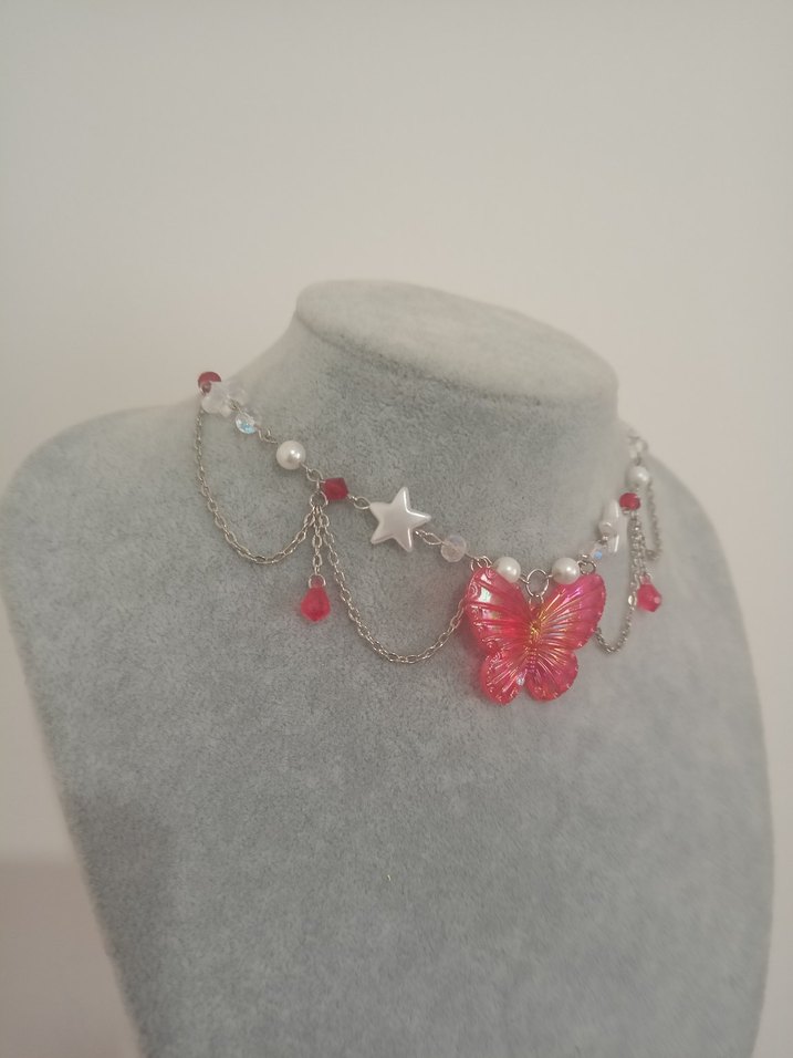 Butterfly Y2k kolye - Görsel 4