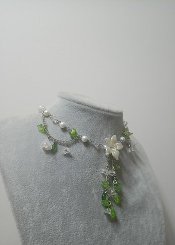 Green Fairycore kolye - Görsel 3