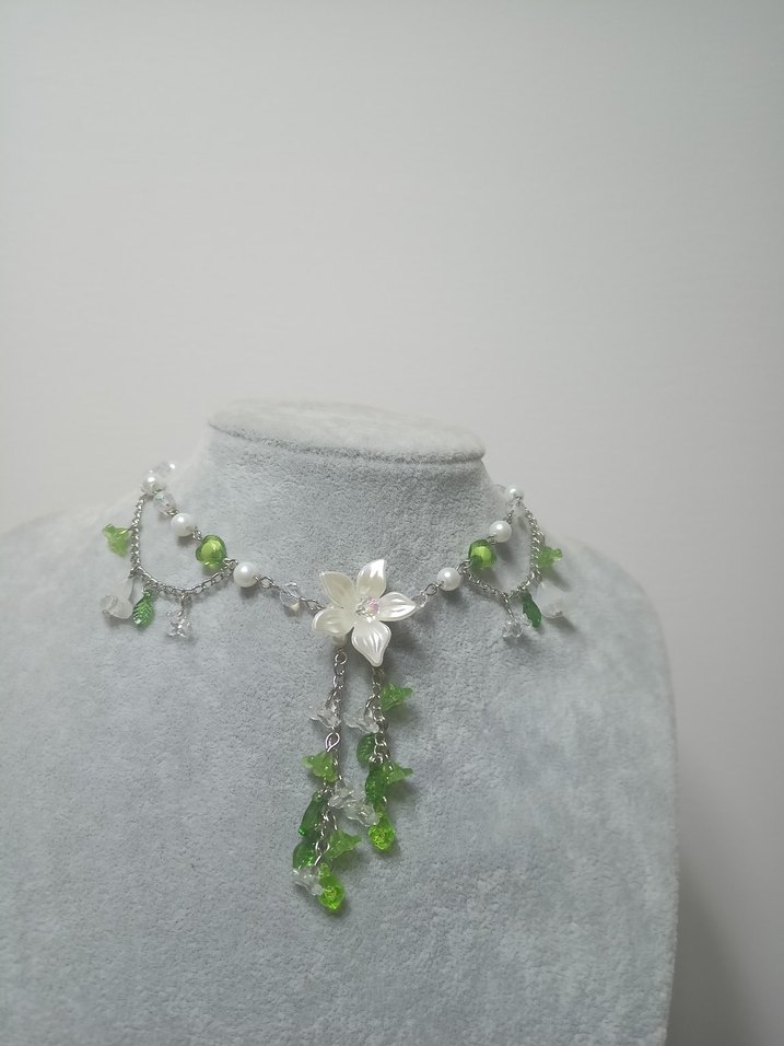 Green Fairycore kolye - Görsel 5