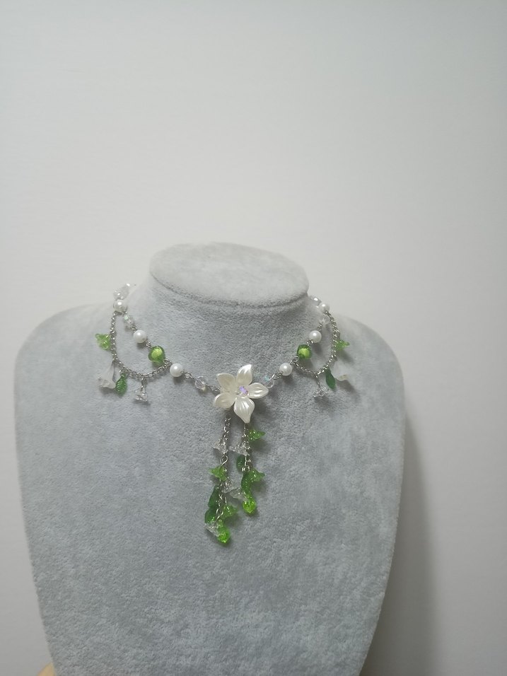 Green Fairycore kolye - Görsel 4