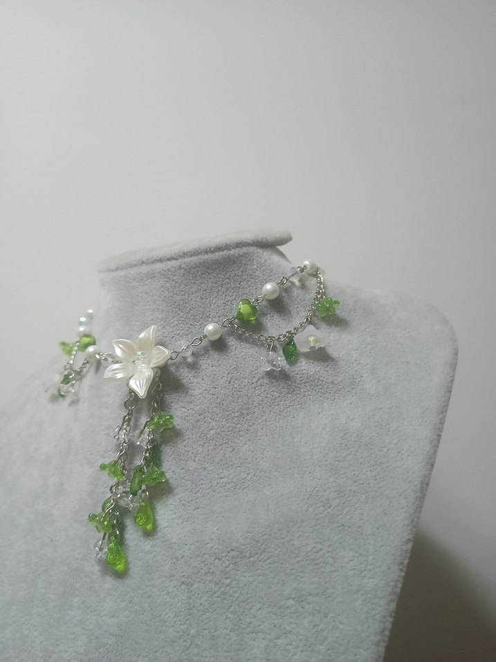 Green Fairycore kolye - Görsel 2