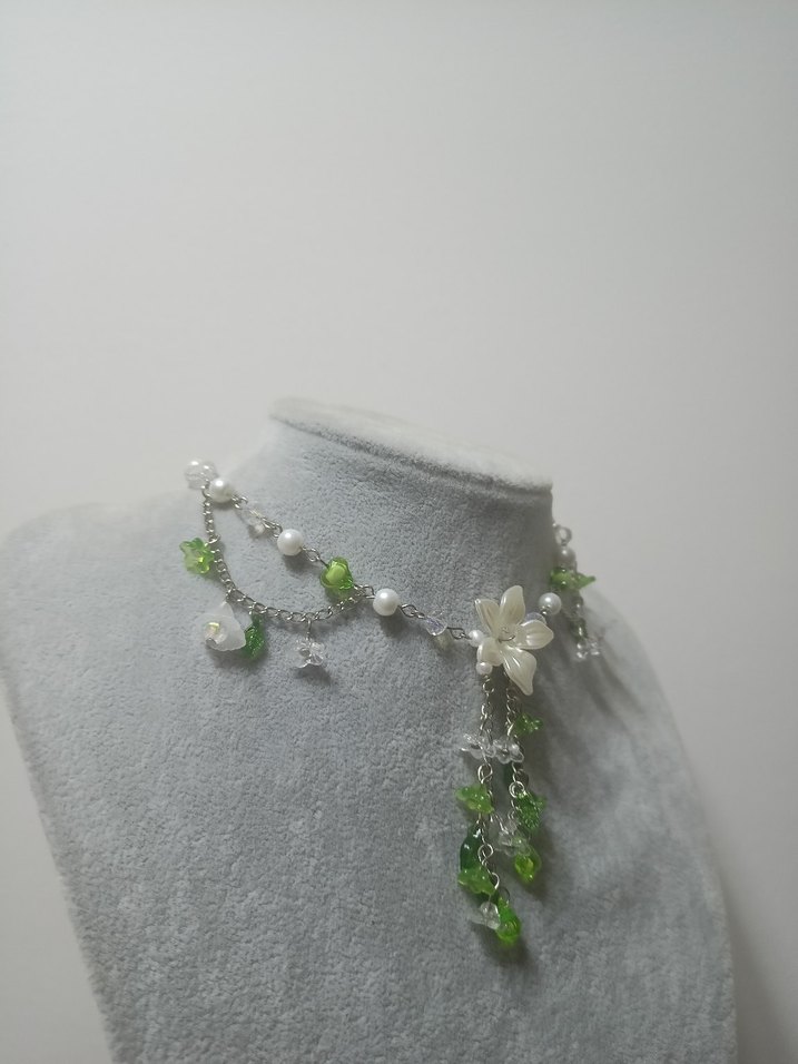 Green Fairycore kolye - Görsel 3