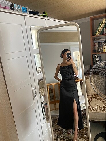 Zara Uzun Siyah Elbise