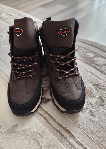 LETOON  Kahverengi Bağcıklı Erkek Botu - Görsel 2