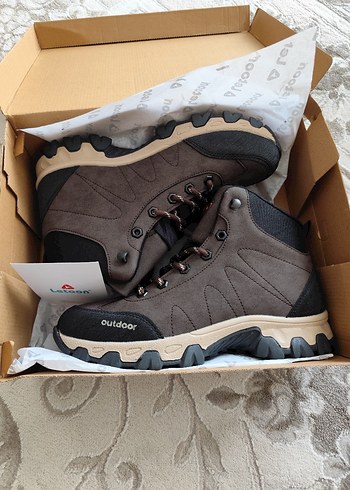 LETOON  Kahverengi Bağcıklı Erkek Botu - Görsel 9