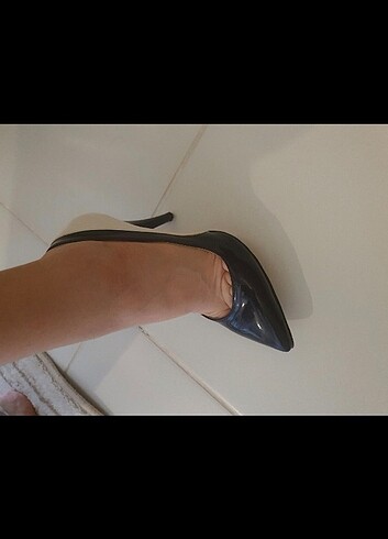 lacivert beyaz stiletto