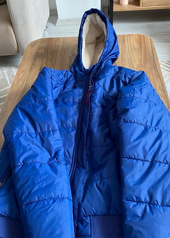 Mavi Fermuarlı Erkek Çocuk Mont - Görsel 2