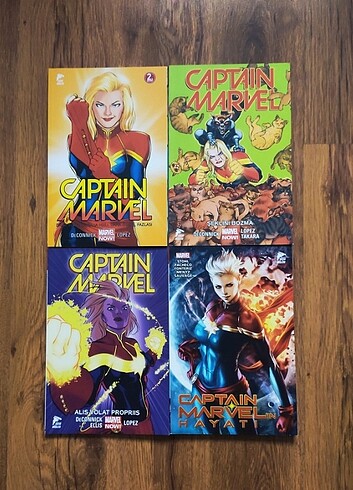 Captain Marvel (4 kitap tam set)