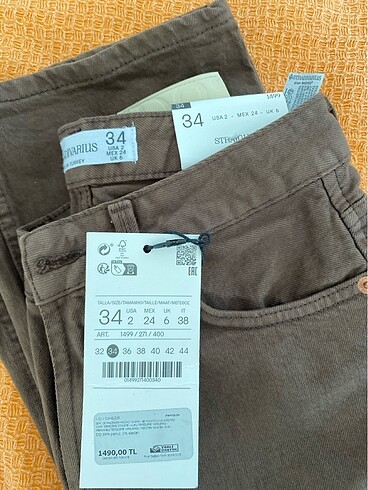 Stradivarius D98 stradivarius kahverengi pantolon