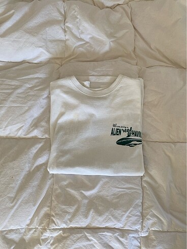 pull&bear beyaz tshirt