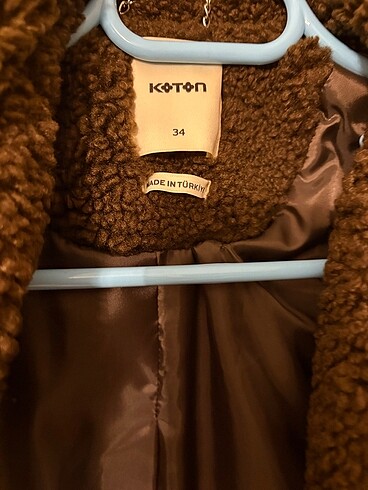 s Beden koton peluş mont