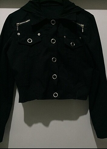 Kot ceket crop