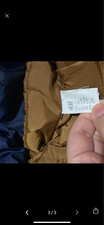 6-9 Ay Beden Bebek Şişme Mont