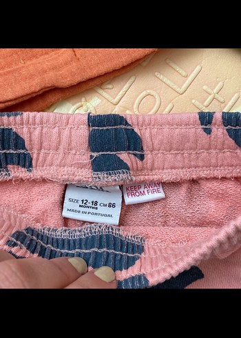 Kız Çocuk Pembe Bağcıklı Şort - Görsel 2