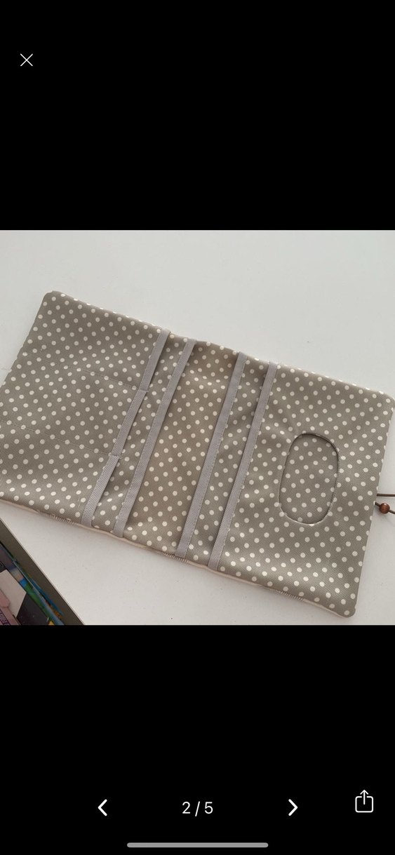 Gri Desenli Bebek Bezi Çantası - Görsel 2