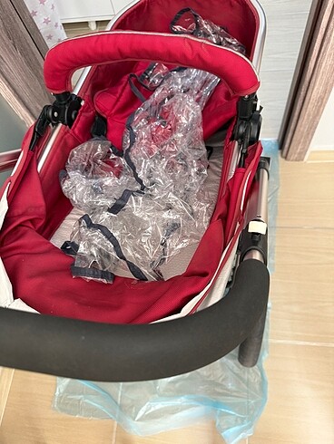 Diğer Beden Pusetli bebek arabası çok temiz yeni çok az kullanıldı