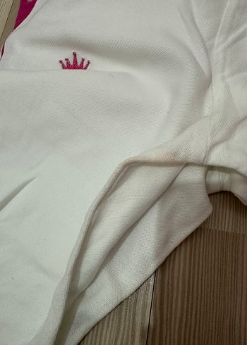 l Beden Beyaz Düğmeli Erkek Polo Tişört