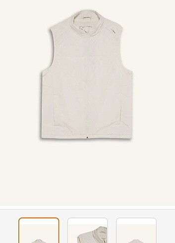 Beyaz xl yelek unisex - Görsel 3