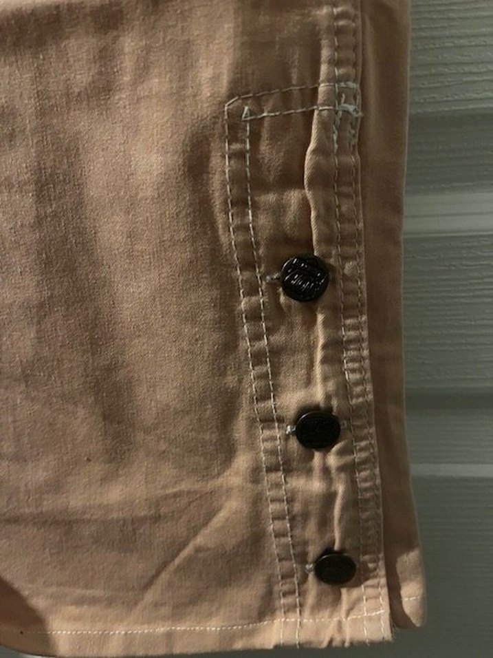 Bej Renkli Denim Kadın Boyfriend Pantolon - Görsel 2