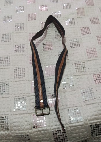 Kahverengi Dokuma Kemer - Görsel 3