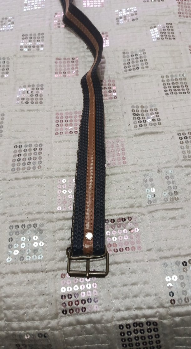 Kahverengi Dokuma Kemer - Görsel 2