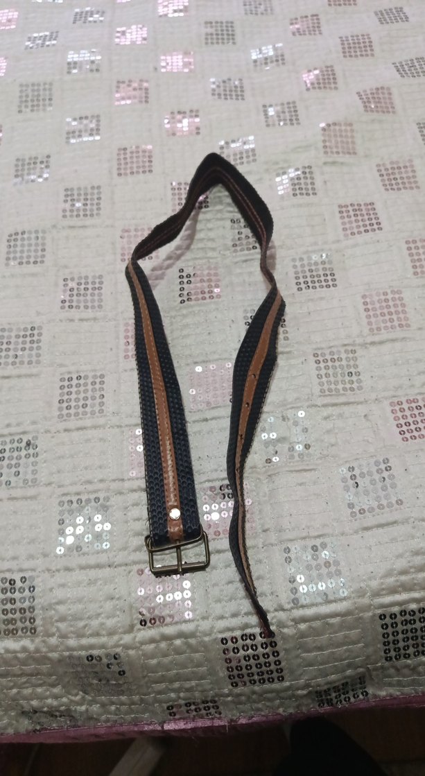 Kahverengi Dokuma Kemer - Görsel 3