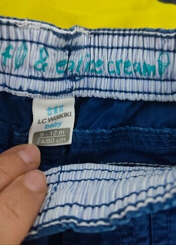 9-12 Ay Beden Erkek Bebek pantolon 