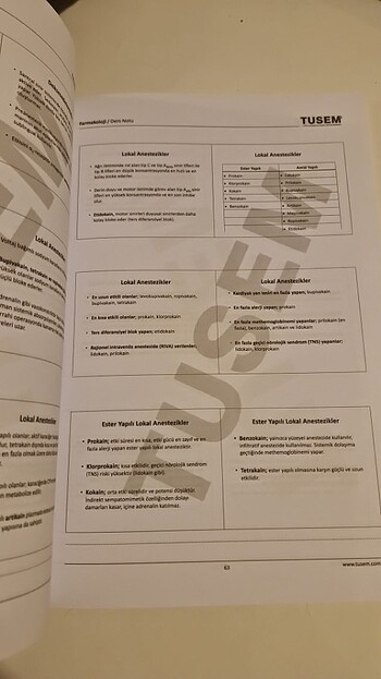  Farmakoloji Tus Ders Notu
