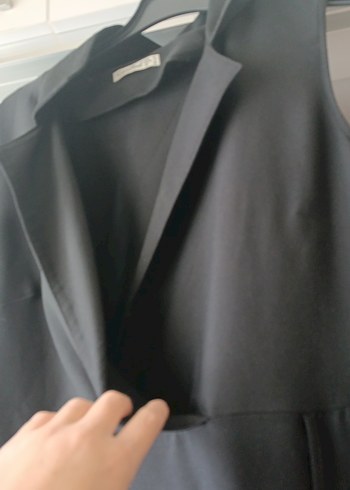 Kadın Siyah uzun tulum - Görsel 2