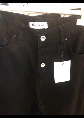 Diğer Sik Siyah Denim Jean Pantolon