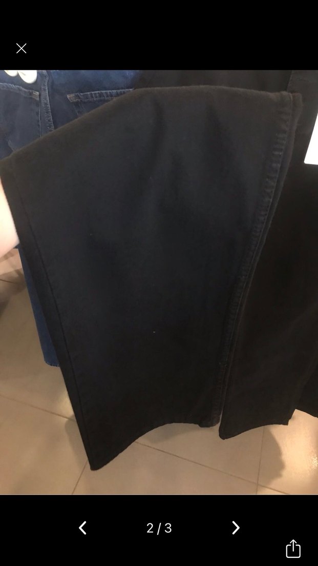 Şık Siyah Denim Jean Pantolon — görsel 2/4